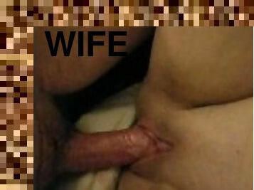 Small cuck fucks hotwife for the last time