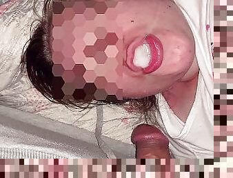 gros-nichons, infirmière, amateur, fellation, ejaculation-interne, couple, mère, sperme, réalité, en-lactation