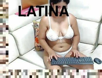 teta-grande, latina, webcam, rabo