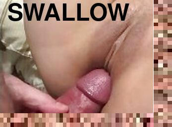 Her pussy swallows my cock