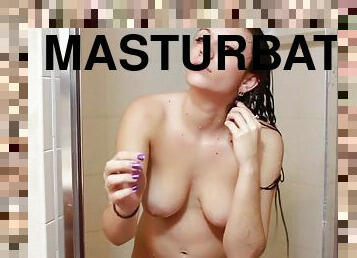 banyo-yapma, mastürbasyon-masturbation, hoş, duş, esmer-kadın