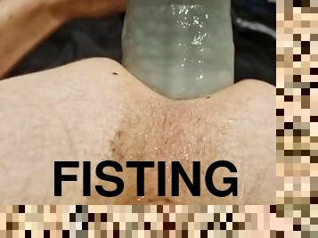 fisting, énorme, amateur, anal, jouet, gay, gode, solo, minet