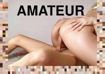 gros-nichons, énorme, fête, amateur, couple, ejaculation, blonde, naturel, chevauchement, bout-a-bout