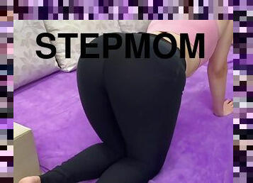 Perfect Fuck In The Big Ass Stepmom  Leggings  Fitness Model  Rough  ANAL