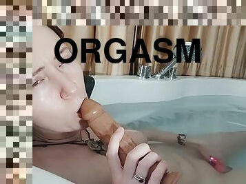 Making Love To Myself In The Bath Giving Myself A Nipplegasm Dildo Fucking And Clitoral Orgasm P2