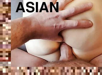 asiatique, vieux, maigre, enseignant, anal, ejaculation-sur-le-corps, ados, maison, doigtage, jeune-18