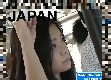 Hardcore fucking on the japanese bus