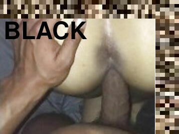 papá, gorda, coño-pussy, negra, regordeta, prieto, masivo, papi, polla