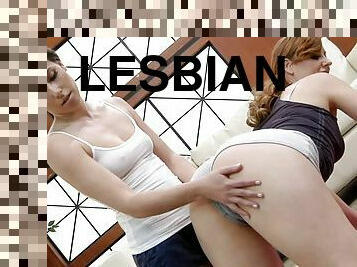 lesbienne, rousse, brunette