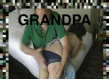 papa, vintage, blonde, grand-papa