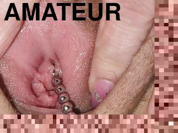 masturbation, pisser, chatte-pussy, giclée, amateur, babes, point-de-vue, vagin, chatte, fétiche