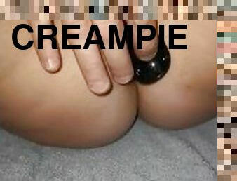 masturbieren, spritzen, anal-sex, beule-schuss, spielzeug, schwer, creampie, sklavin, dildo, allein