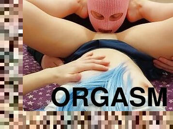 extrême, masturbation, orgasme, chatte-pussy, ados, maison, sœur, petite