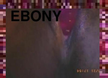 Ebony BBW masterbation (Creaming)