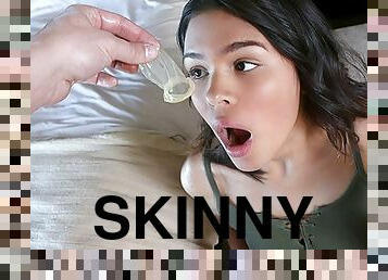 Skinny Step sis Kat Arina Needs Step bro To Teach Her How To Use Condoms - SisLovesMe Full Video
