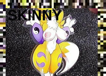 Sexy Digimon Renamon Standee Cum Tribute