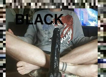 masturbação, amador, anal, brinquedo, gay, preto, bochechuda, americano, dildo, sozinho