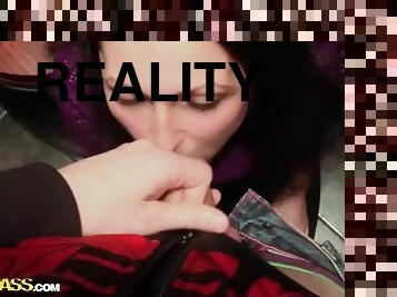 Reality kick porn video with a hot girl