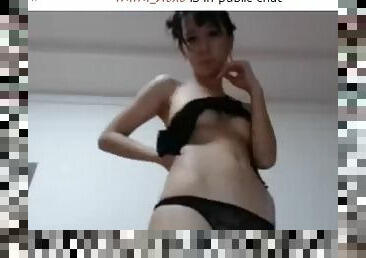 asiatique, masturbation, ados, hardcore, japonais, lingerie, webcam, solo