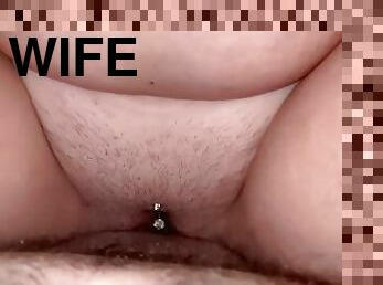 Wife rides dick
