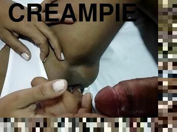 doggy-style, creampie, semeno