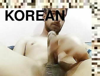Korean boy masturbating
