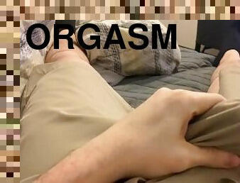 pappa, gigantisk, masturbation, orgasm, cumshot, gigantisk-kuk, gay, juckande, trosor, sprut