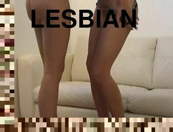 Lisa Burke & Alicia Diamond Lesbo Strip & Titty Play GMTY0070