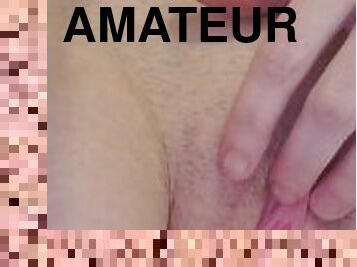 onani, orgasme, pussy, amatør, babes, alene, våt