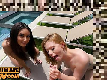 Eliza Ibarra And Sahara Skye In Pov - Real Estate Goes Hardcore With And Fucking You