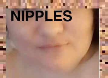 Naughty nipple lick