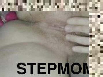 fitta-pussy, mamma, avrunkning, bbw, blond, syster