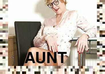 AuntJudys - Busty Mature Teacher Ms. Molly has a Naughty Lesson for you