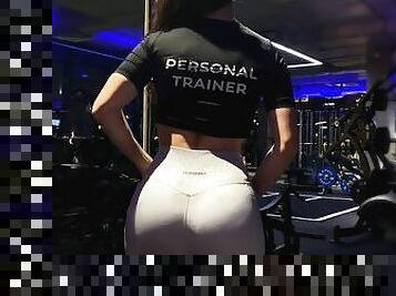 Pick Up Personal Coach With Bubble Ass And Rough Fuck At Home - Best Workout