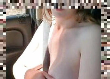 gros-nichons, masturbation, public, amateur, mature, babes, milf, maman, voiture, décapage