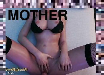 erotisch-mutti, mamma, schlampe, ficken, unterwäsche, anime, hentai, mutter