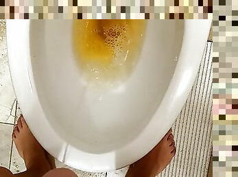 The student waited for the toilet for 2 hours and still managed to pee from a big dick #11