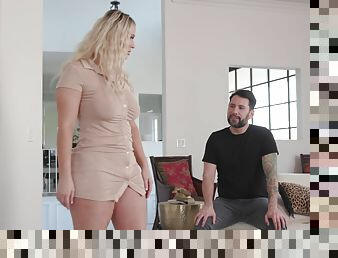 Big ass blonde wife drilled the hard way and soaked in sperm