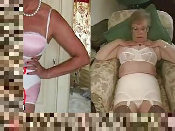 Grandmas huge tits jerk off to the beat challenge 4