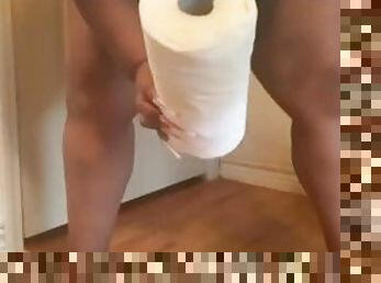 Soaking Paper Towels With My Piss