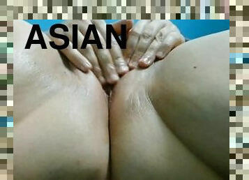 asiatique, cul, gros-nichons, masturbation, chatte-pussy, amateur, milf, jouet, maison, compilation