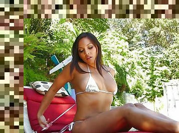 Adriana Luna Backyard Pussy, Scene #01