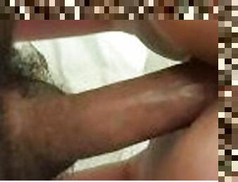 baignade, amateur, énorme-bite, interracial, ejaculation-interne, couple, point-de-vue, brunette, bite