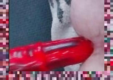 Horse dildo for sissy