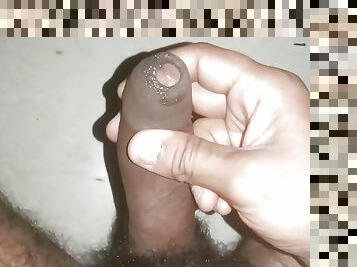 papa, masturbation, ejaculation-sur-le-corps, énorme-bite, gay, branlette, indien, black, jeune-18, ejaculation