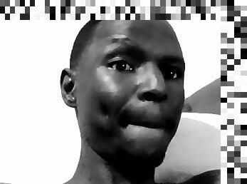 masturbation, énorme-bite, gay, black, jeune-18, webcam, solo, africaine