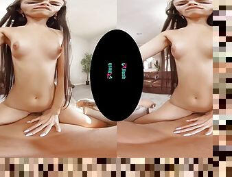 gros-nichons, latina, 3d, bout-a-bout, brunette