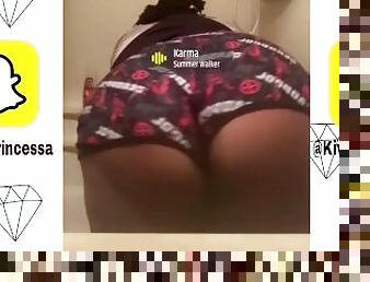 Hot ebony Ass tease