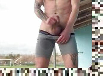 masturbation, public, amateur, énorme-bite, gay, secousses, collège, solo, musclé, tatouage