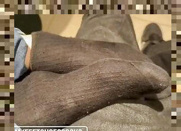 public, amateur, ados, black, pieds, britannique, fétiche